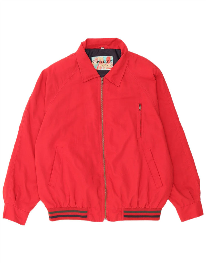 Jaqueta bomber masculina CHERIANO IT 52 XL poliéster vermelho