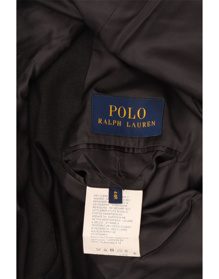 Polo Ralph Lauren Jaqueta blazer masculina de 2 botões Reino Unido 44 XL lã cinza