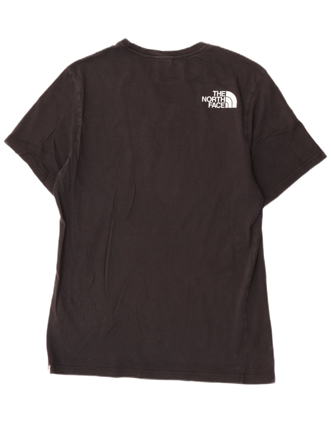 Camiseta gráfica masculina The North Face Top médio algodão preto