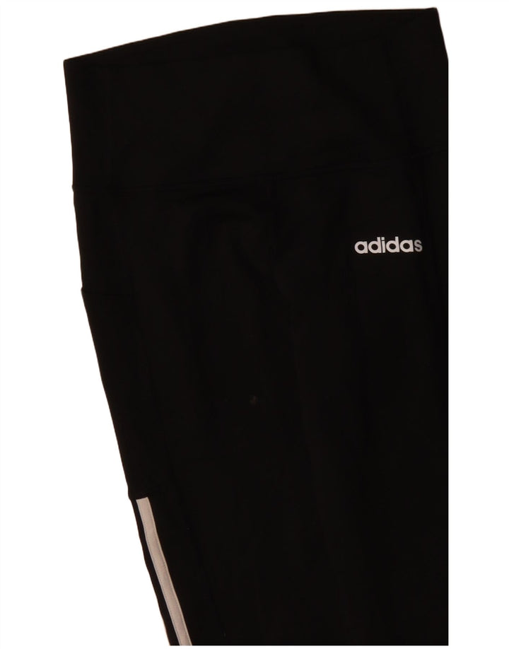 Leggings Adidas Climalite Femininas UK 8/10 Pequenas Pretas