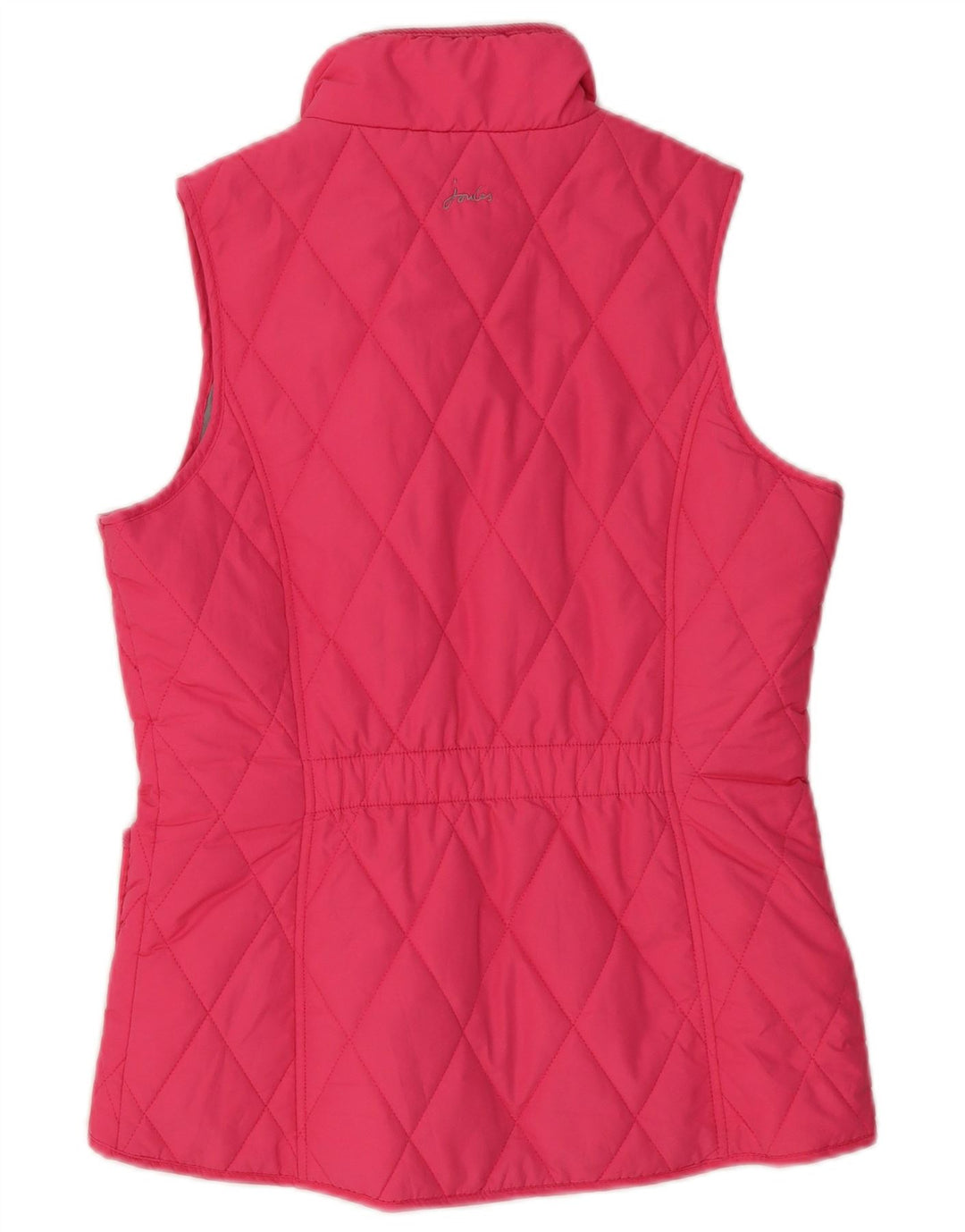 JOULES Colete acolchoado feminino UK 10 pequeno poliéster rosa