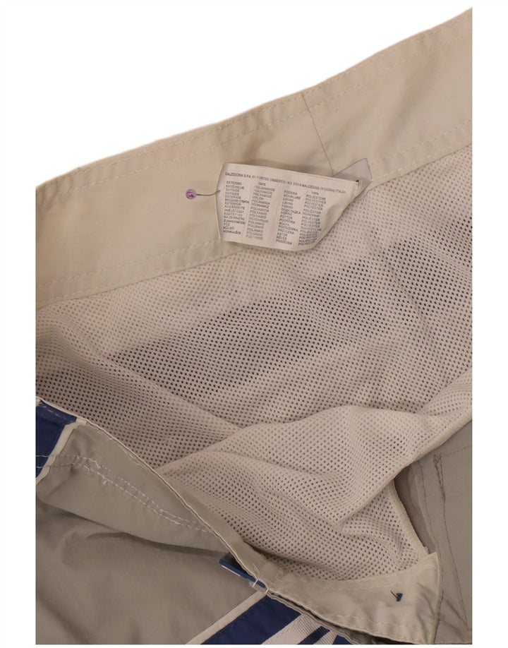 Coast Mens Graphic Natação Shorts Médio Cinza Colourblock Poliamida