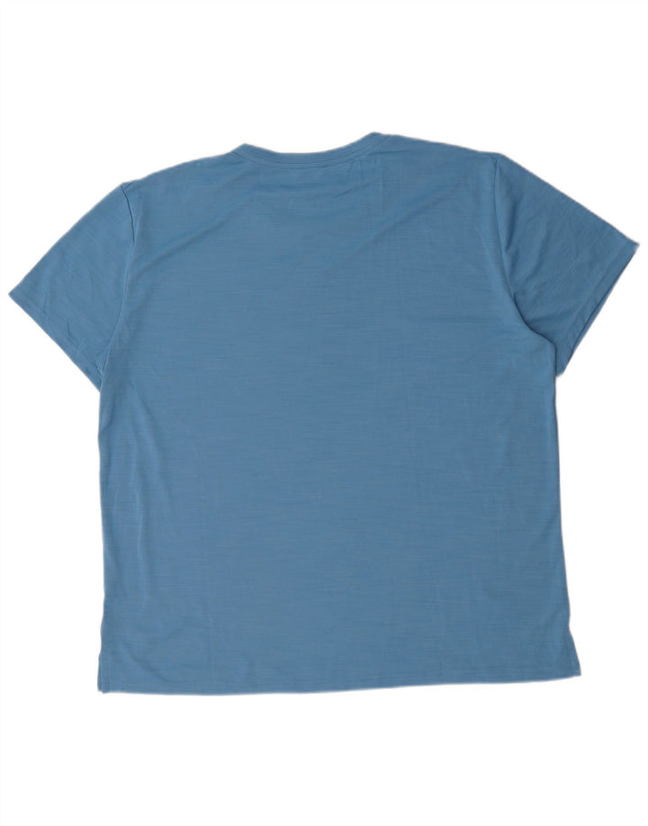 Camiseta Nike Masculina Dri Fit Top XL Azul Poliéster
