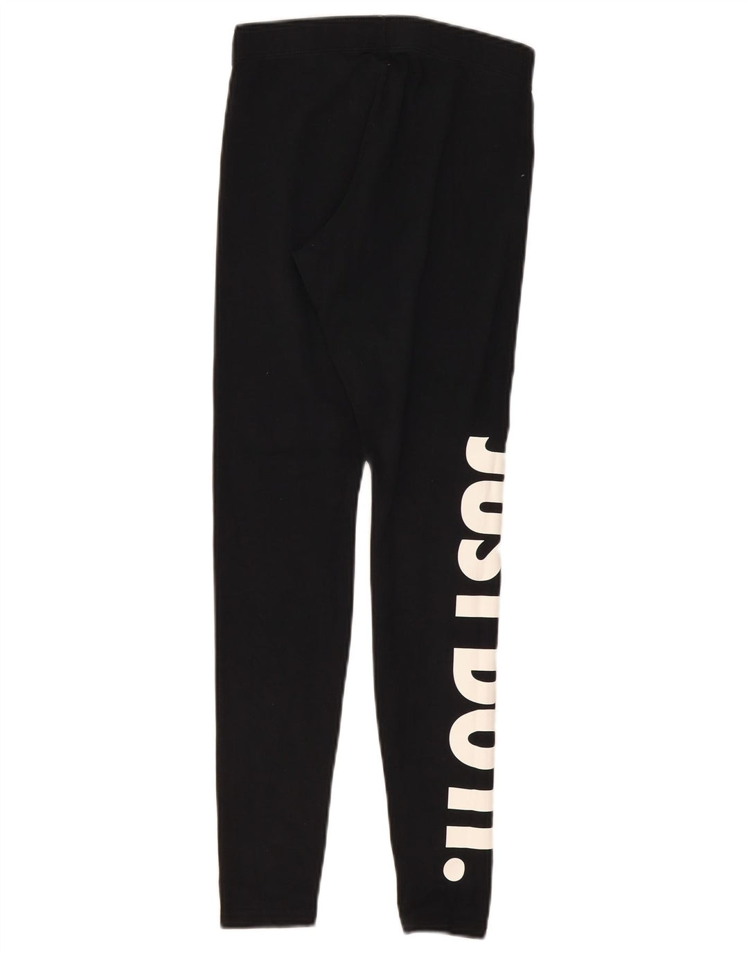 Leggings Nike Femininas Graphic UK 8 Pequenas Algodão Preto
