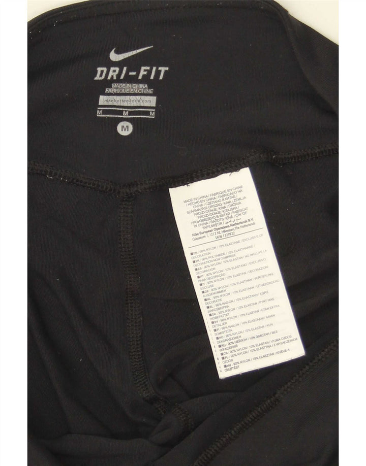 Leggings Nike Dri Fit Capri UK 14 Médio Preto Nylon