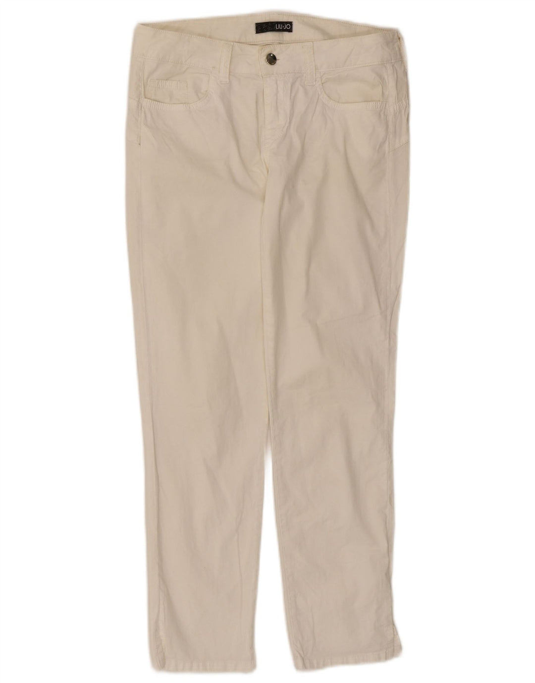 Liu Jo Calça feminina casual slim W30 L27 branca