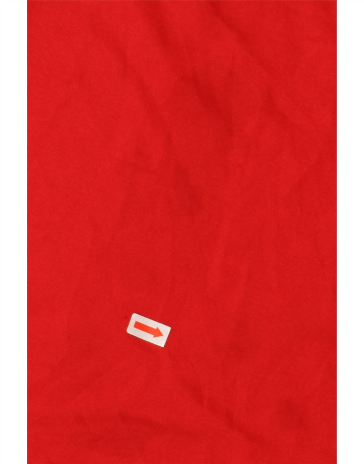 Camiseta feminina Nike Fit Dry Top US 8/10 Medium Red Colourblock Poliéster