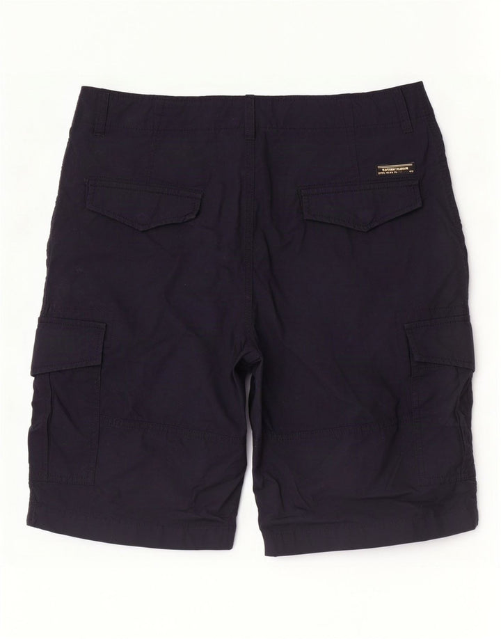 Superdry Mens Cargo Shorts W32 Médio Algodão Azul Marinho