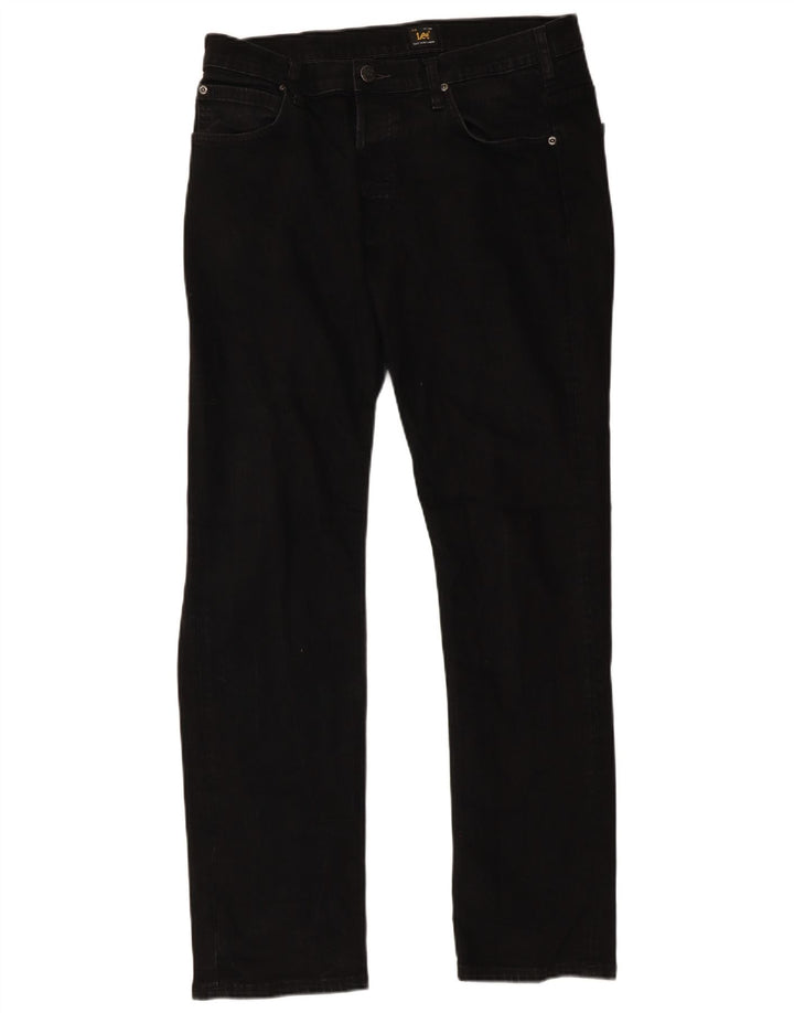 Jeans retos masculinos LEE W36 L32 algodão preto