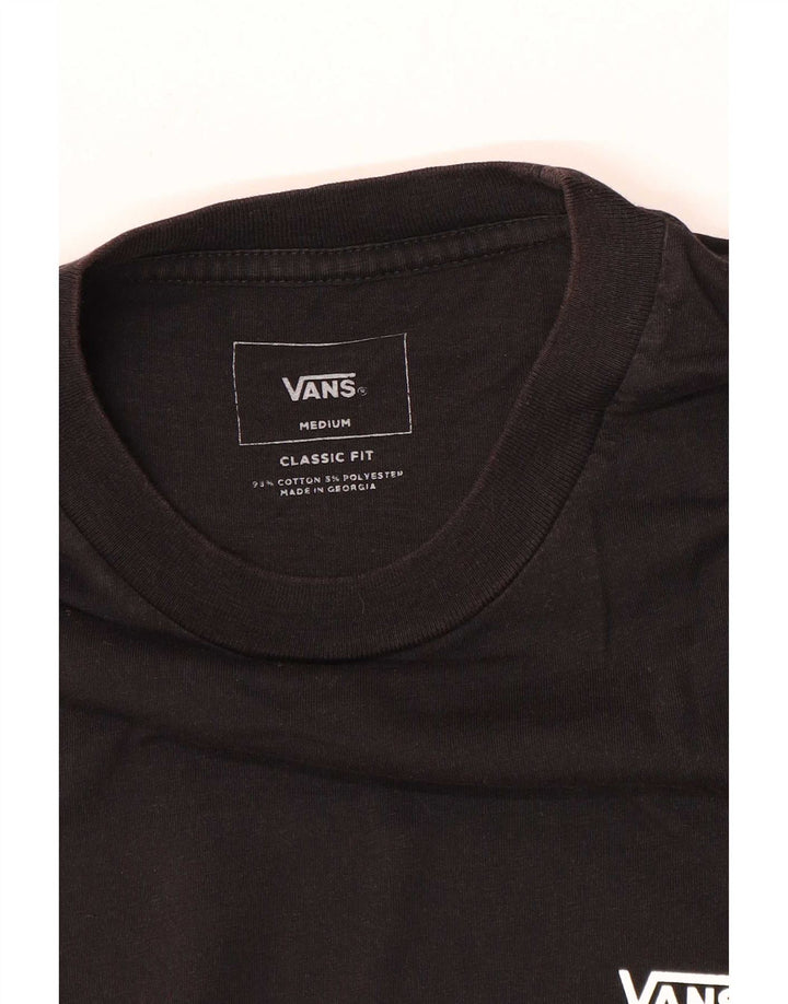 Camiseta masculina Vans Classic Fit Top médio preto colorblock