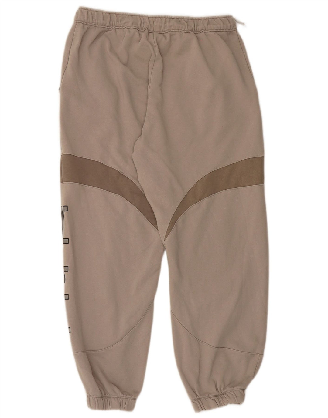 Nike Mens Graphic Calças de treino Joggers Medium Beige Colourblock