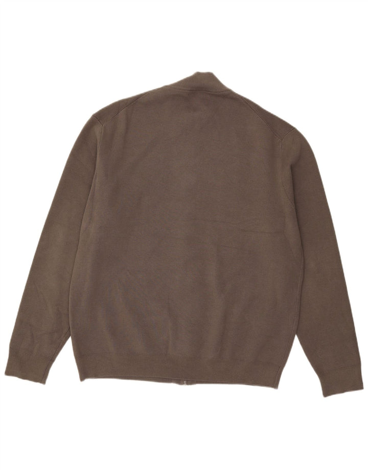 Suéter cardigã masculino Massimo Dutti XL algodão cinza