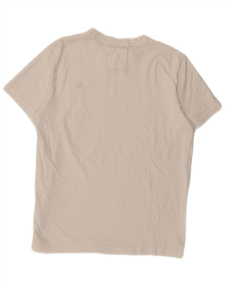 Camiseta masculina Crew Clothing Top médio branco