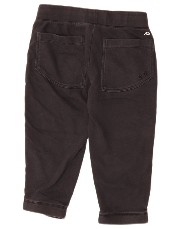 Nike feminino capri calças de treino joggers reino unido 10 pequeno algodão preto
