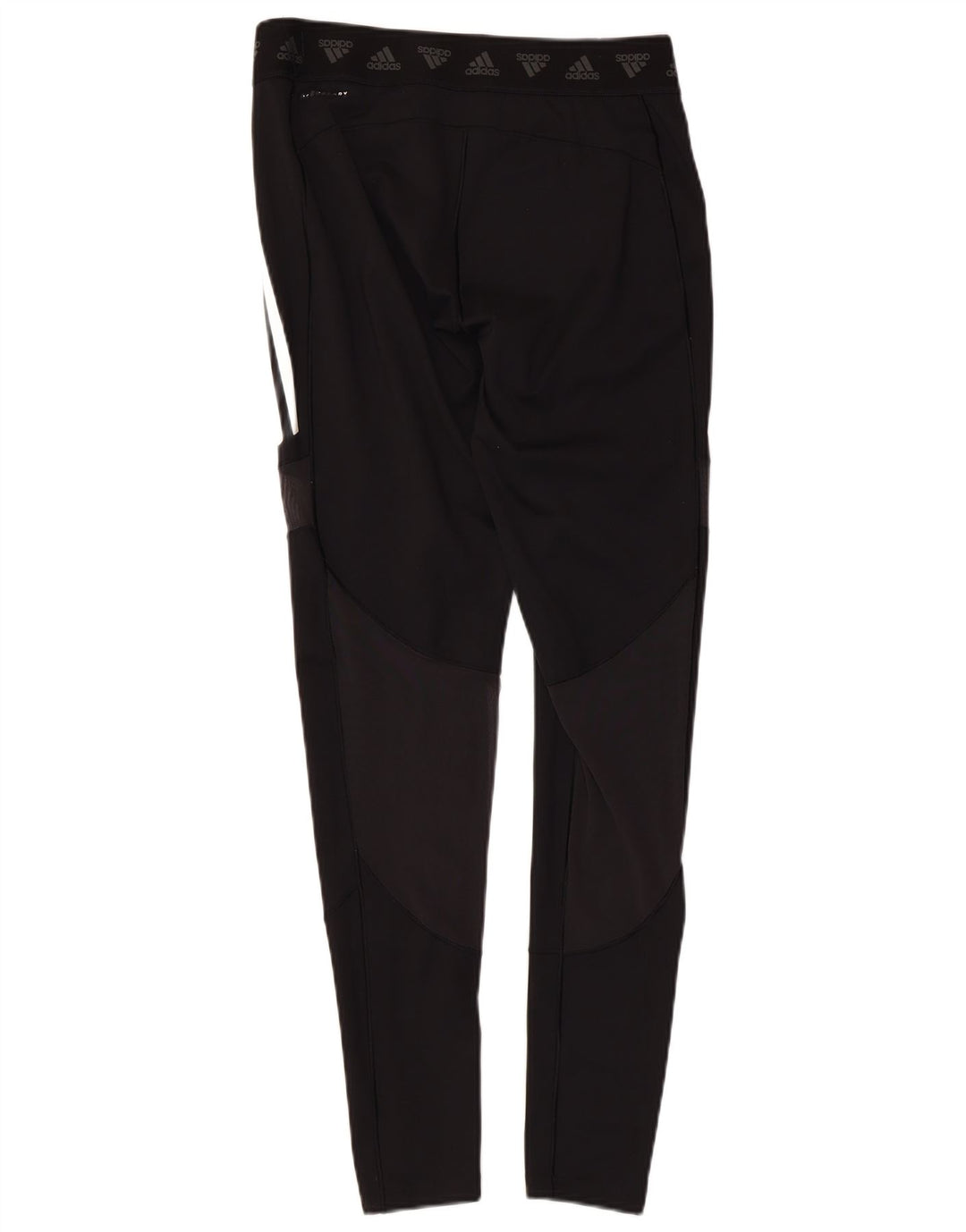Leggings Adidas Mulher UK 16/18 Grande Poliéster Preto