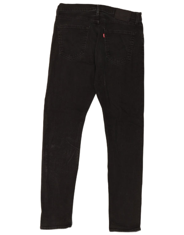 Calça jeans masculina Levi's 512 Slim Tapered W34 L34 algodão preto