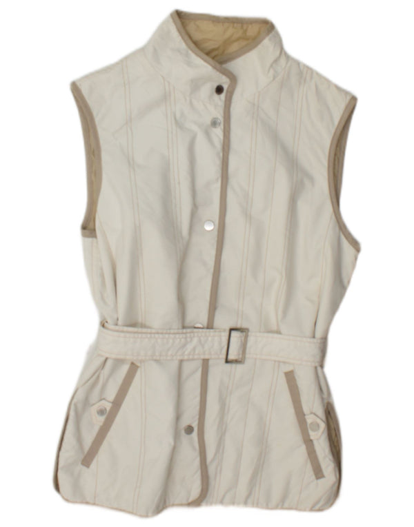 Colete feminino Marina Yachting IT 44 poliéster branco médio