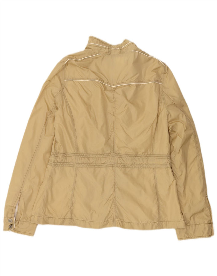 Jaqueta utilitária feminina Zara UK 14 grande bege