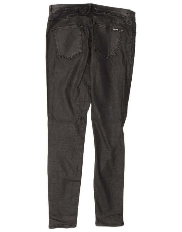 Calça feminina casual skinny Zara EU 36 XS W26 L29 algodão preto