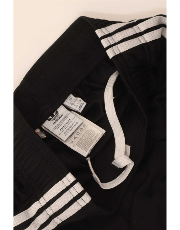 Adidas meninos calças de treino joggers 12-13 anos preto poliéster