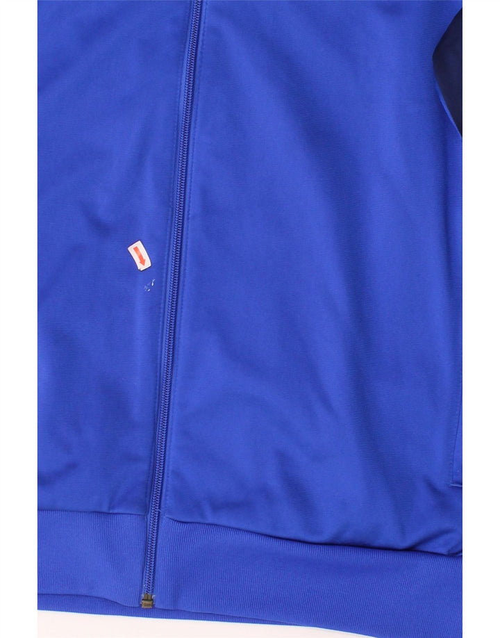 ADIDAS Mens Tracksuit Top Jacket UK 40/42 Medium Blue Colourblock Vintage Adidas and Second-Hand Adidas from Messina Hembry 