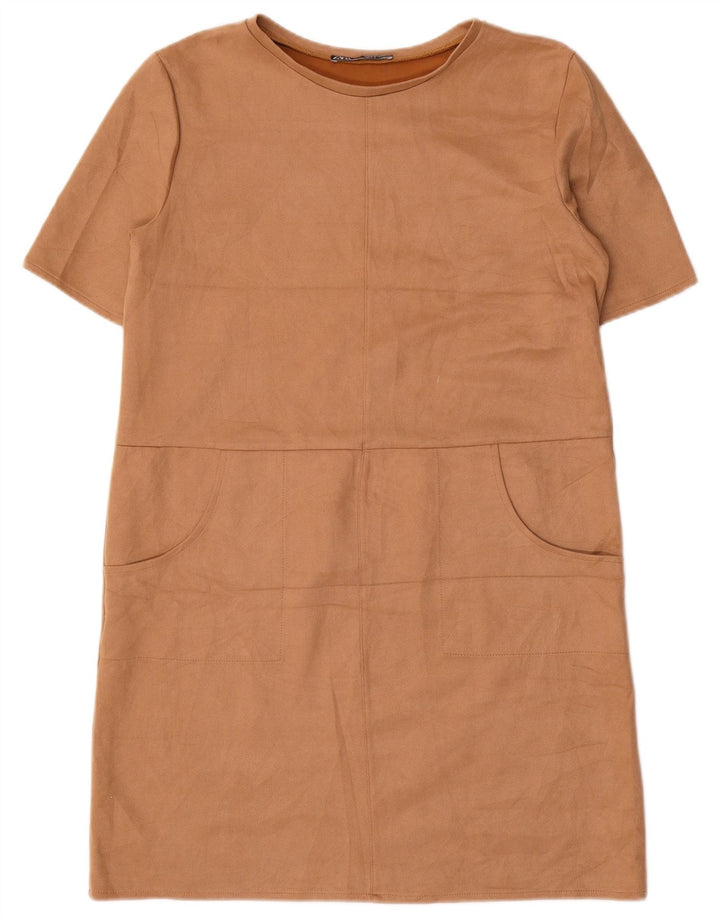 Vestido feminino Zara UK 16 grande marrom