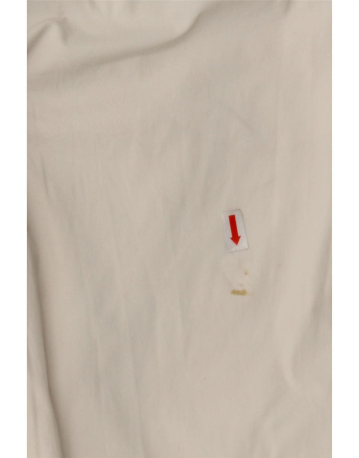 ARMANI Womens Slim Casual Trousers W26 L29 White Vintage Armani and Second-Hand Armani from Messina Hembry 