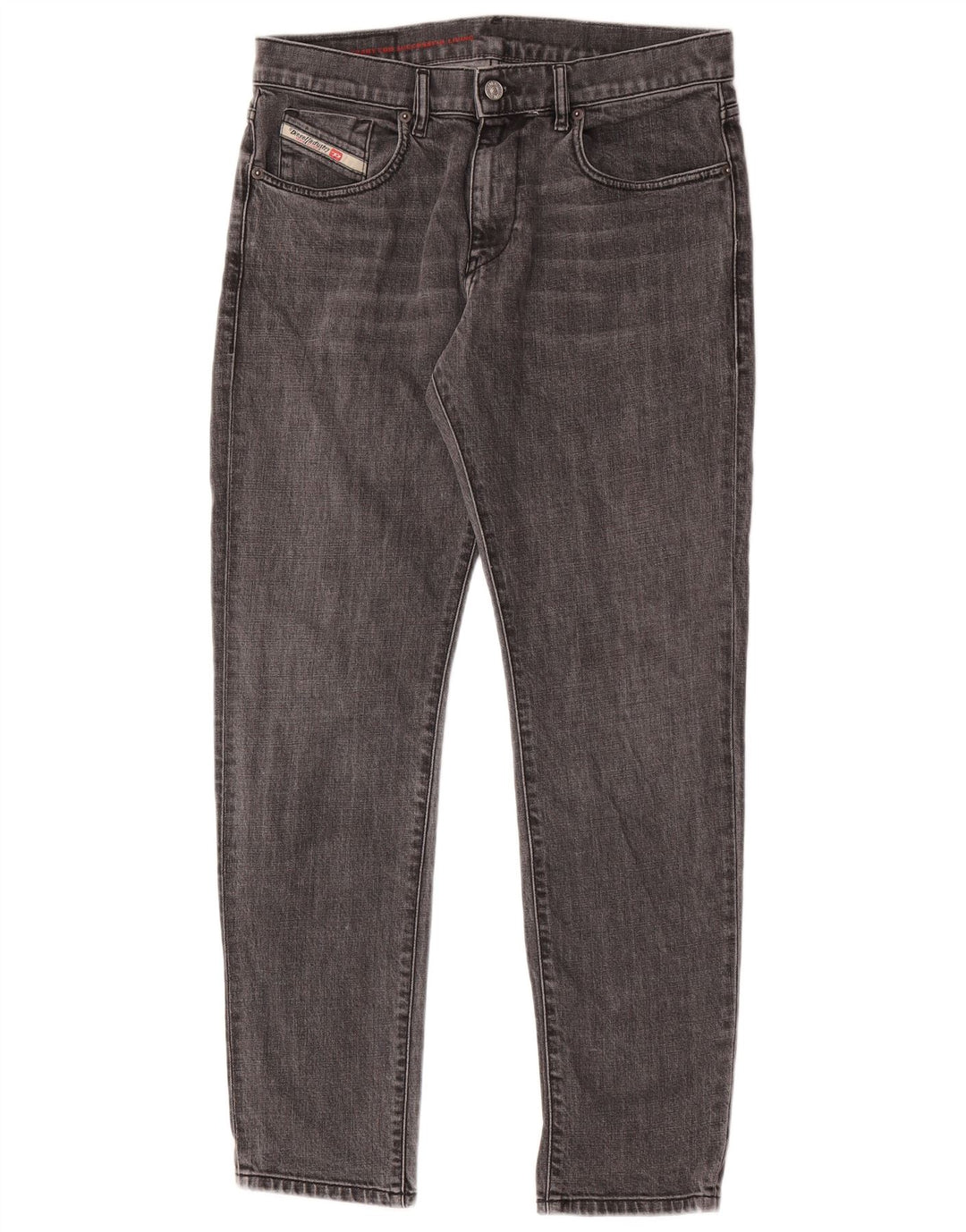 Diesel Masculino Thanaz Slim Jeans W30 L30 Cinza Algodão
