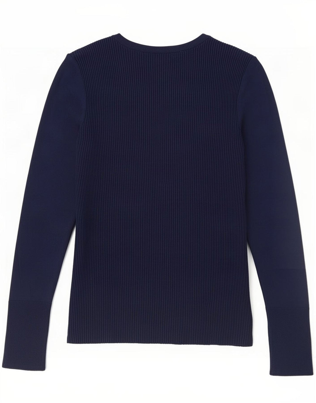 Top feminino Zara manga comprida UK 14 grande azul