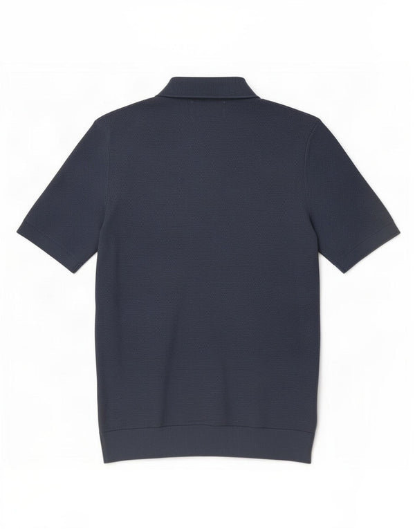 Marks & Spencer Mens Polo Shirt Medium Blue Cotton