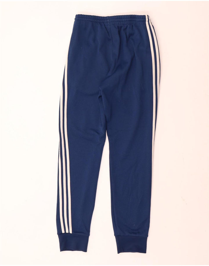 ADIDAS Mens Calças de treino Joggers Médio Azul Marinho Poliéster