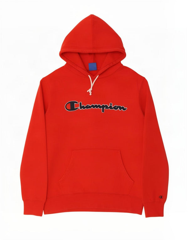 Champion masculino gráfico moletom com capuz XL algodão vermelho