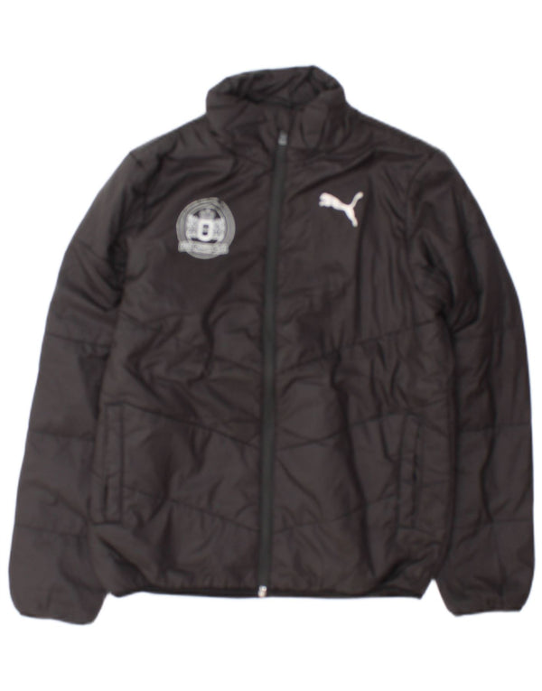 Casaco Puma Boys Graphic acolchoado 11-12 anos preto poliéster