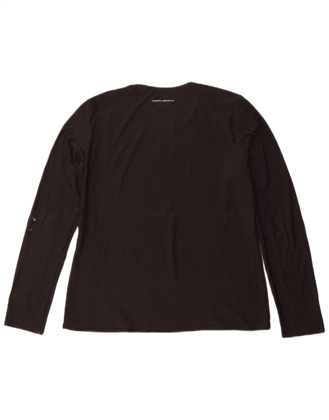 UNDER ARMOUR Top feminino de manga comprida UK 14 grande poliéster preto