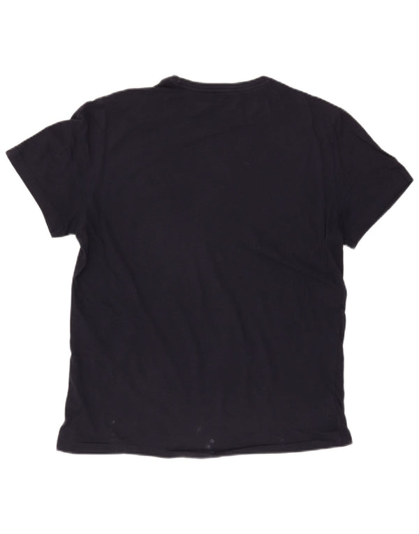 Camiseta masculina POLO RALPH LAUREN Top médio azul marinho