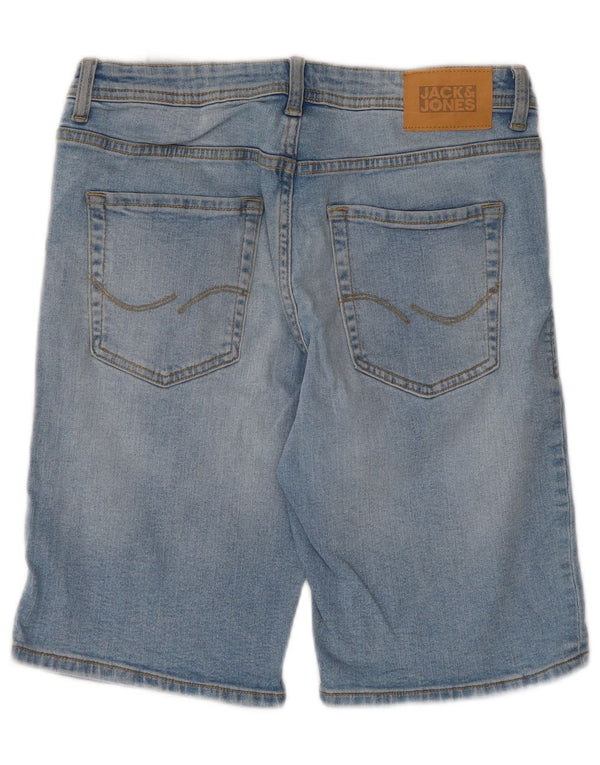 Shorts jeans masculinos Jack & Jones 12-13 anos W32 algodão azul