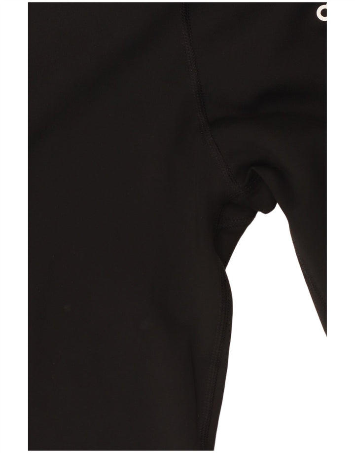 Adidas Womens Climalite Leggings UK 12/14 Médio Preto Poliéster