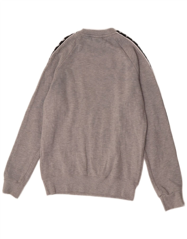 Gola moletom gráfico masculino jumper pequeno cinza colorblock algodão