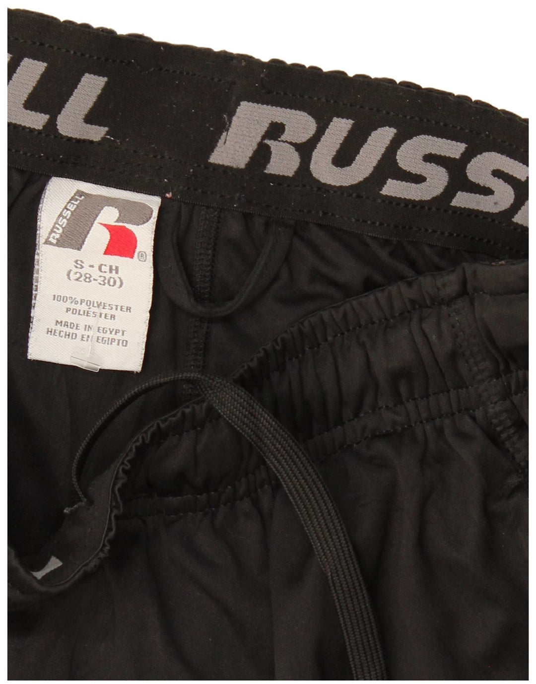 RUSSELL ATLÉTICO Masculino Dri-Power Sport Shorts Pequeno Poliéster Preto
