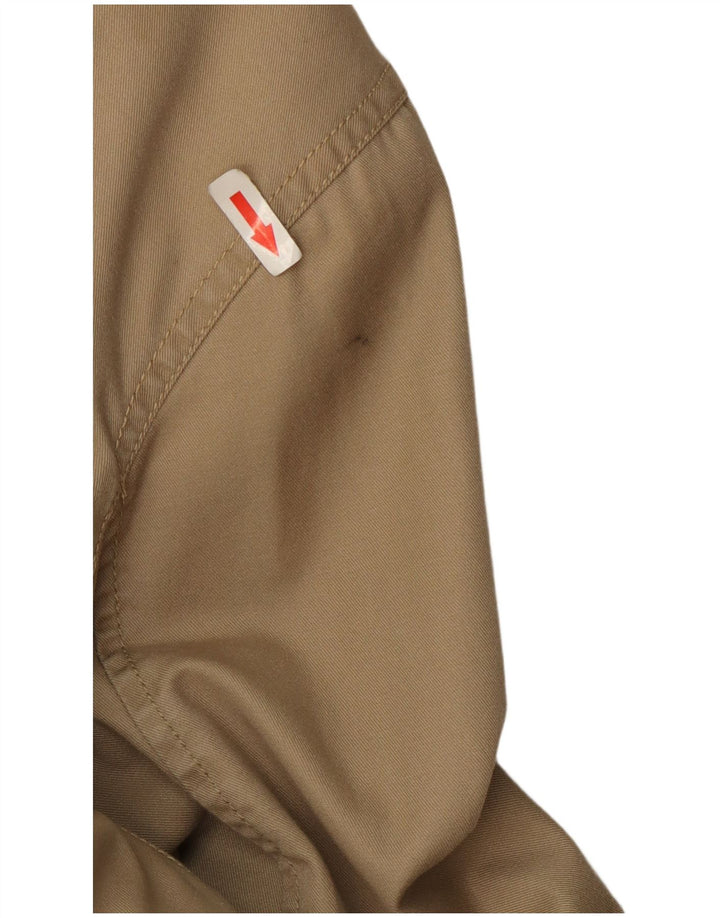 Jaqueta corta-vento masculina French Connection UK 42 XL algodão bege