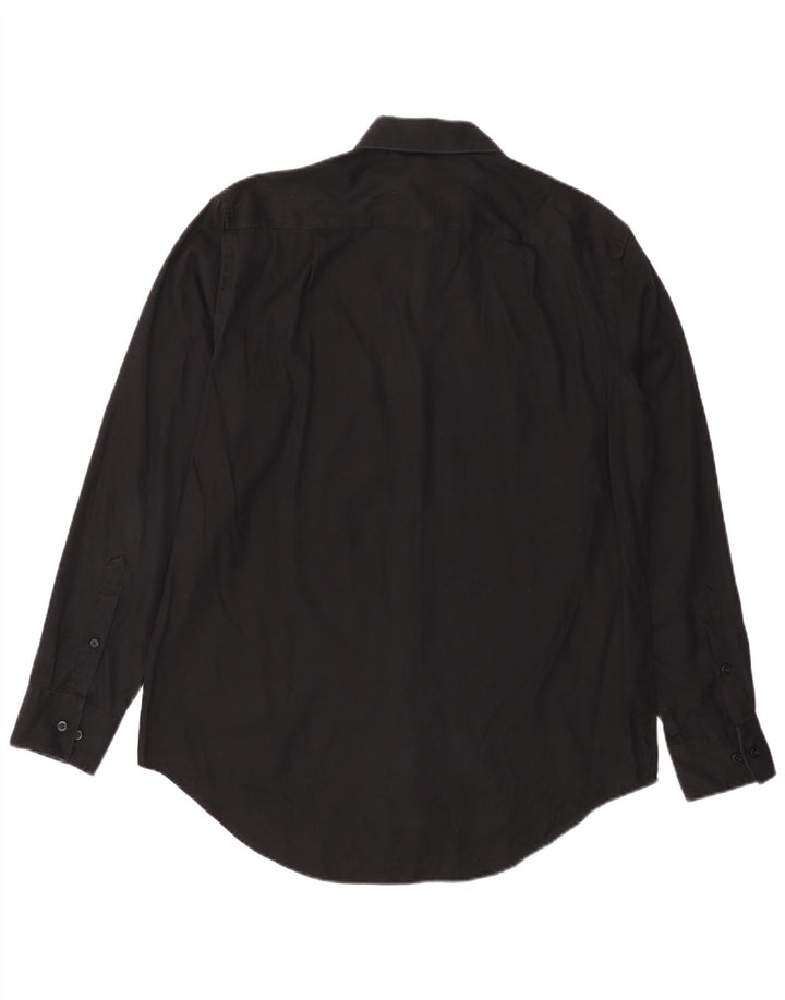 Camisa masculina Calvin Klein NON - IRON tamanho 16 1/2 listra preta grande