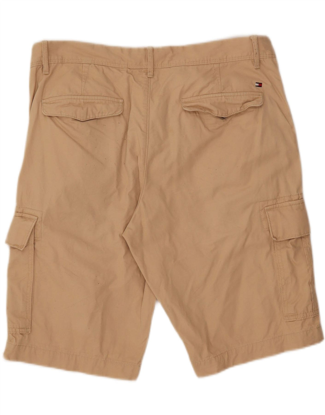 Shorts cargo masculino Tommy Hilfiger W36 grande algodão bege