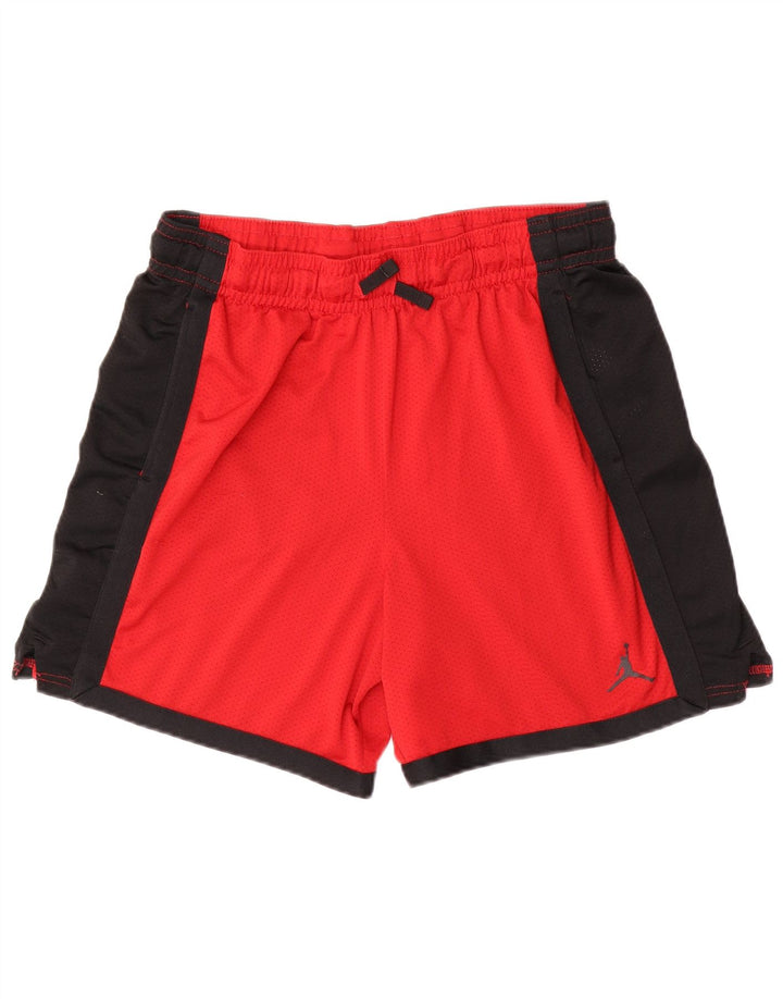 Jordan Mens Dri Fit Sport Shorts XL Vermelho Colorblock Poliéster
