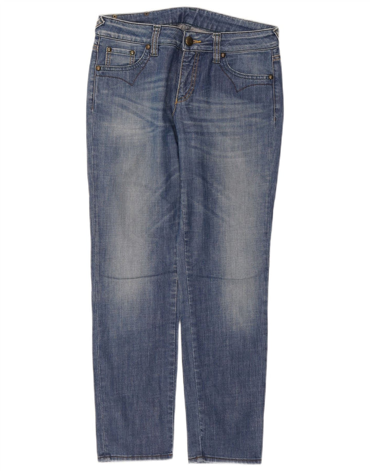 Jeans retos femininos Marlboro Classics W31 L29 algodão azul