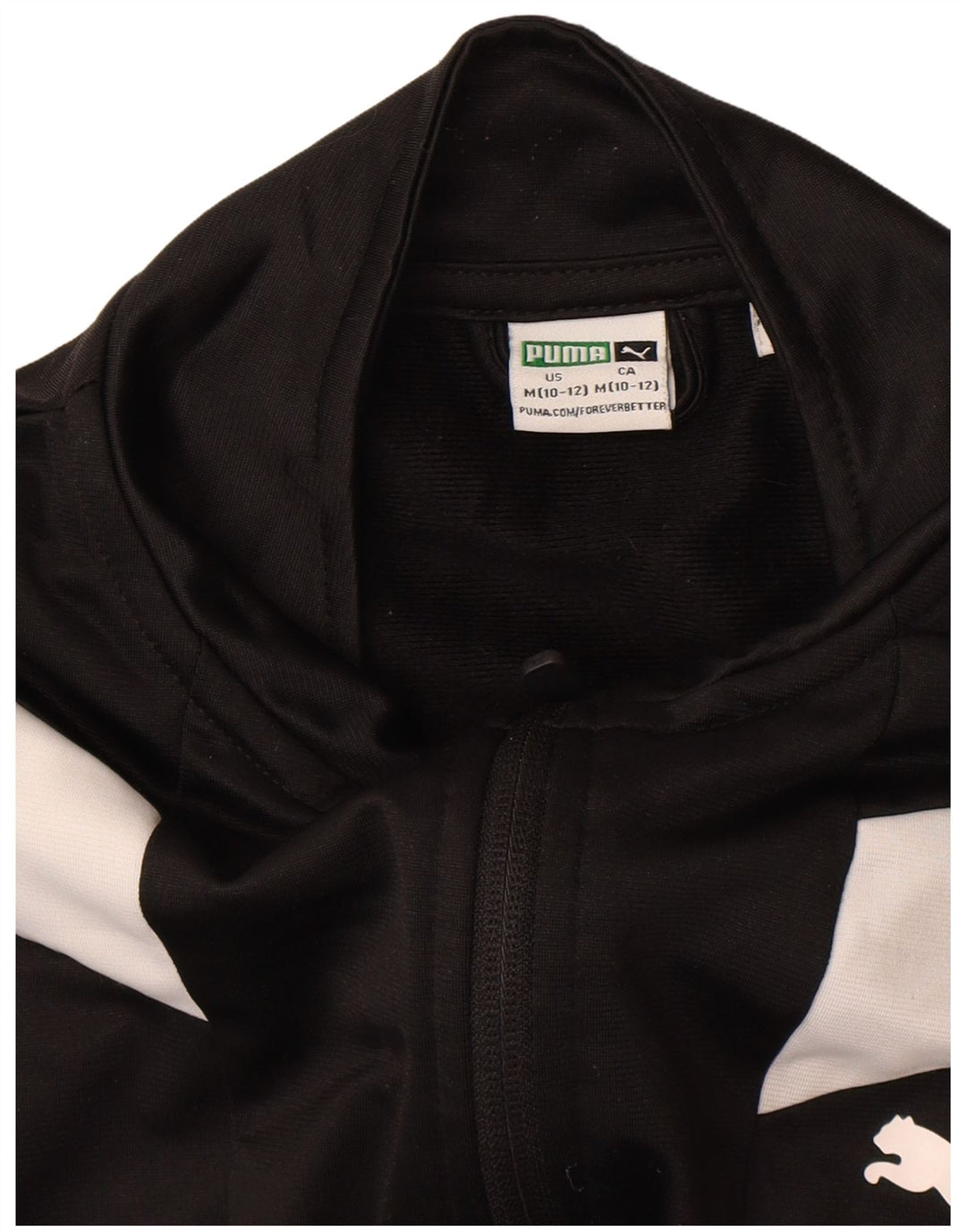 Jaqueta Puma Boys Graphic Tracksuit Top 10-11 Anos Médio Preto Colorblock