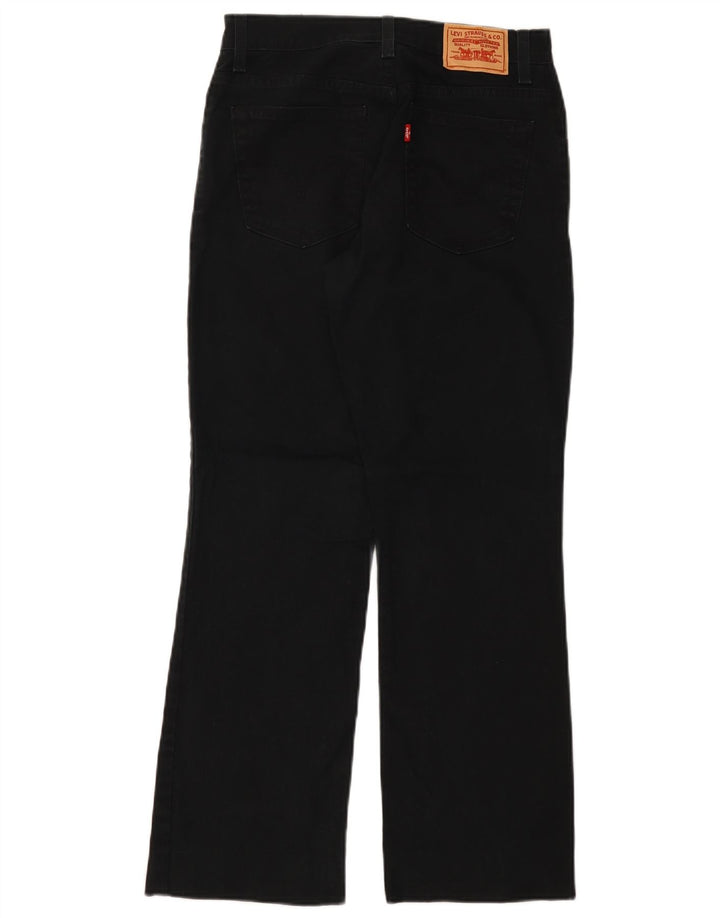 Calça Jeans Levis Feminina 550 Relaxed Fit Bootcut EUA 6 Médio W28 L28 Preto