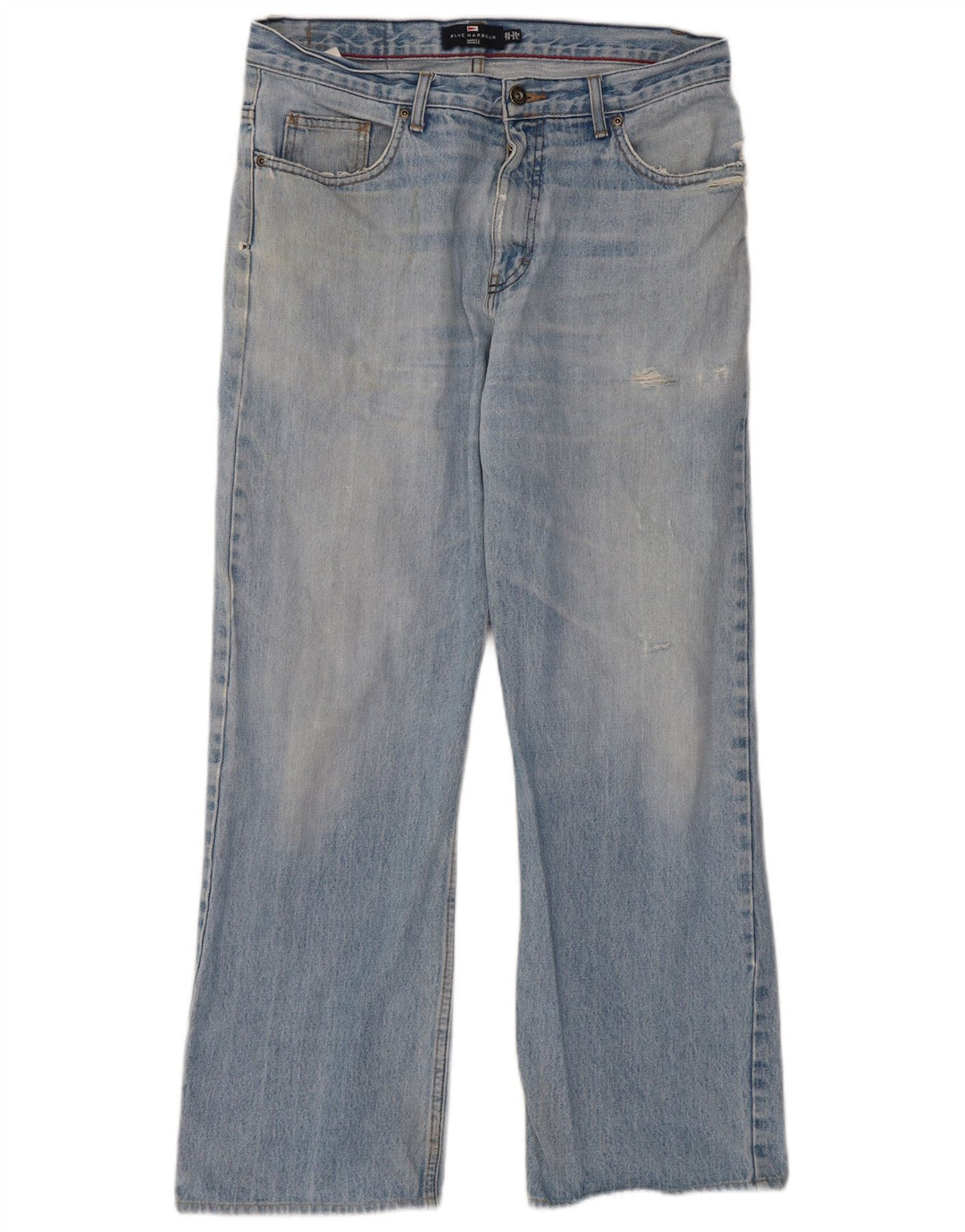Jeans masculino Marks & Spencer Blue Harbor Bootcut W34 L31 algodão azul