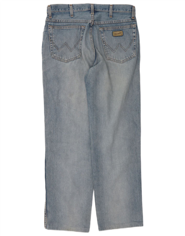 Wrangler Masculino Ohio Straight Jeans W33 L29 Azul Algodão