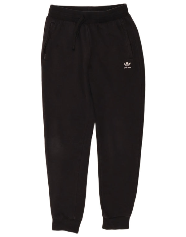 Adidas meninos calças de treino joggers 13-14 anos algodão preto