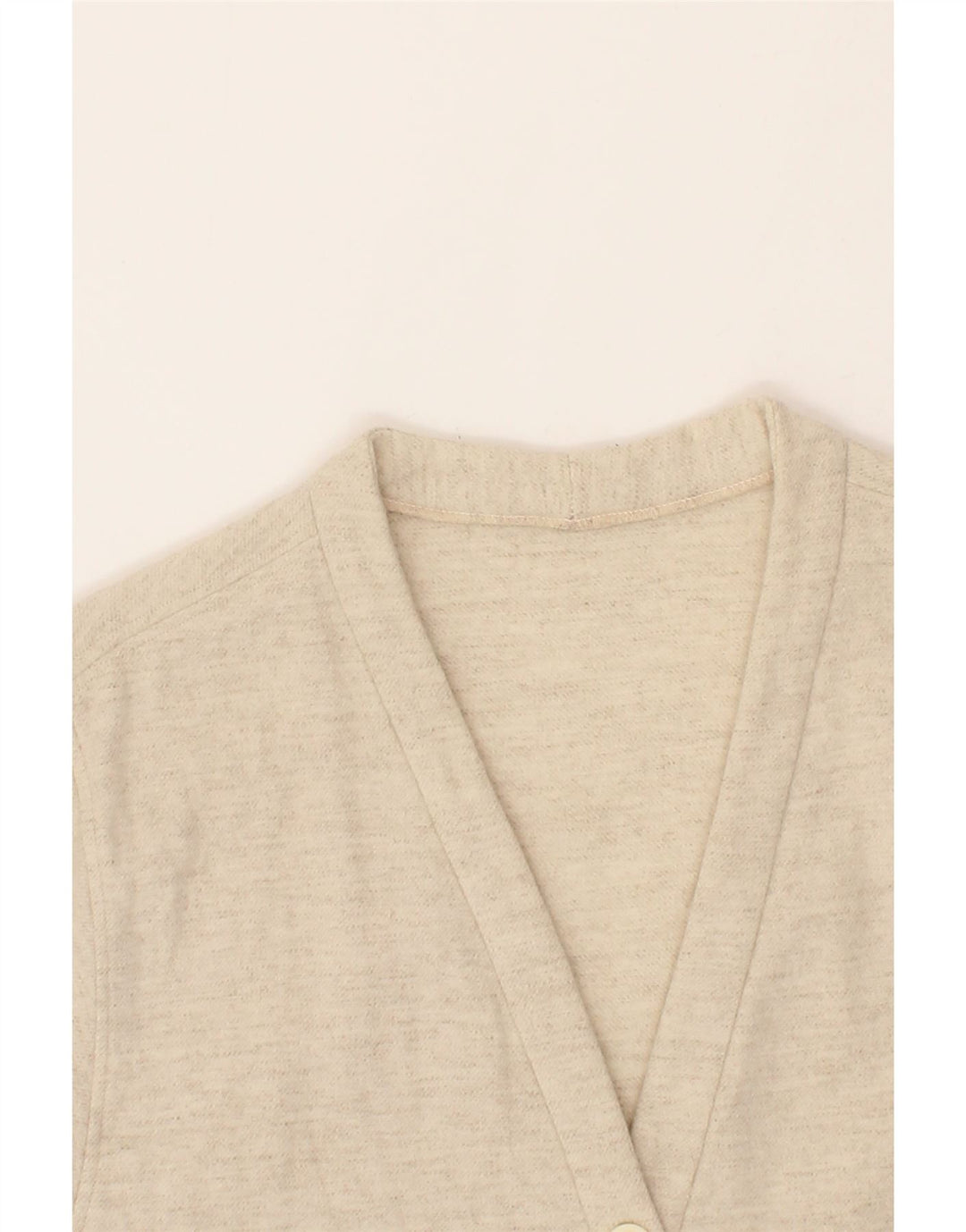 VINTAGE Womens Cardigan Sweater UK 18 XL Beige Vintage Vintage and Second-Hand Vintage from Messina Hembry 